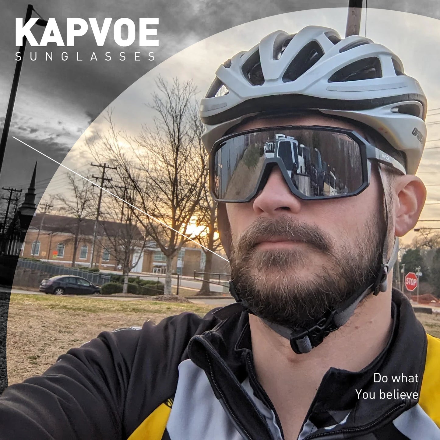 KAPVOE UV400 Protection Sports Sunglasses