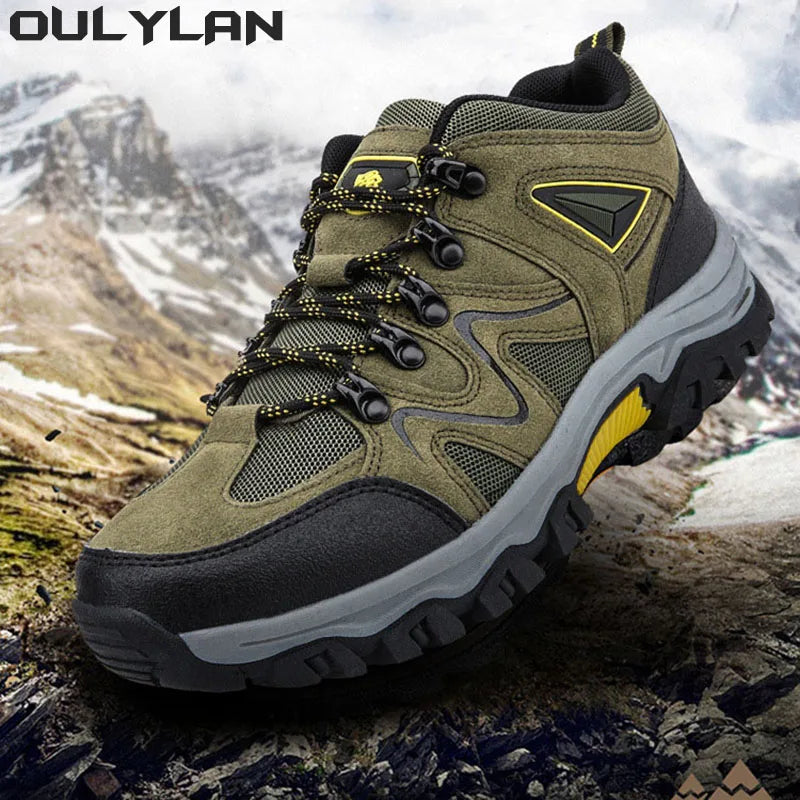 Oulylan Outdoor Trekking Shoes Breathable Men