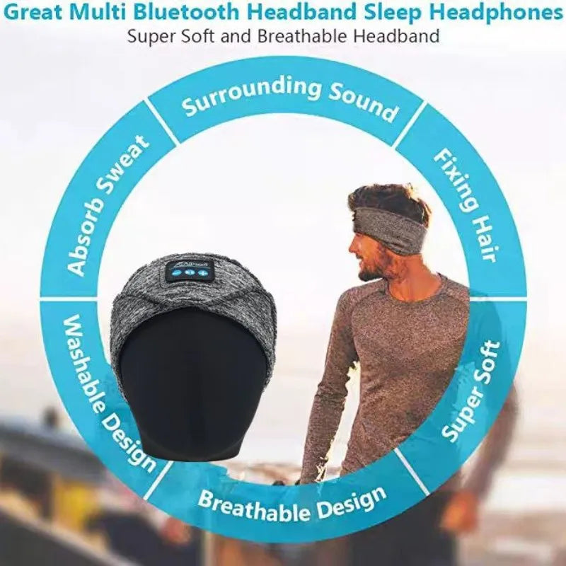 Bluetooth Earphones Elastic Headband