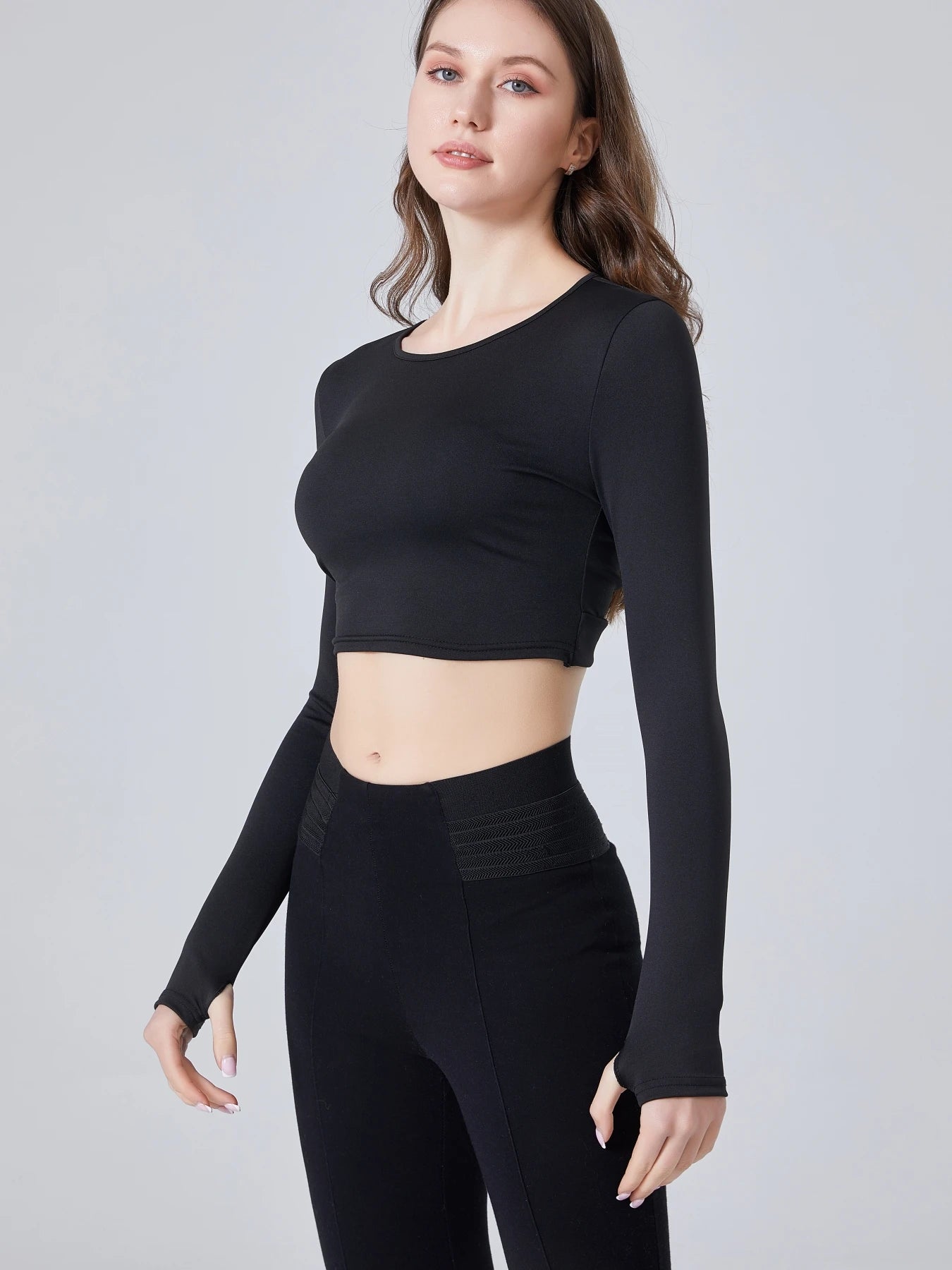 Sports Long Sleeve Workout Top