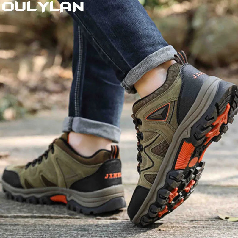 Oulylan Outdoor Trekking Shoes Breathable Men