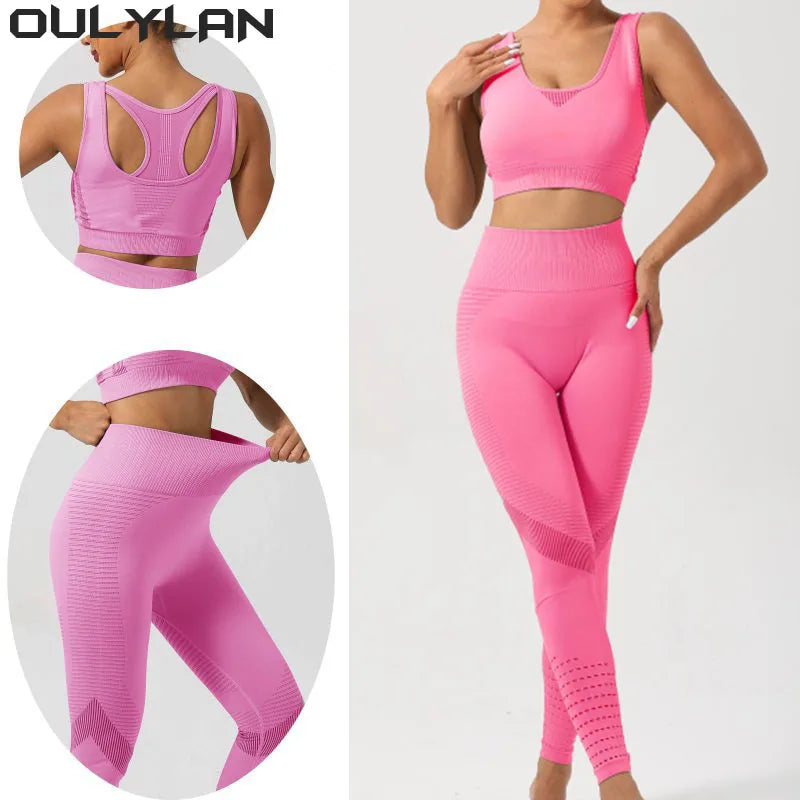 Fitness Set Bra Leggings