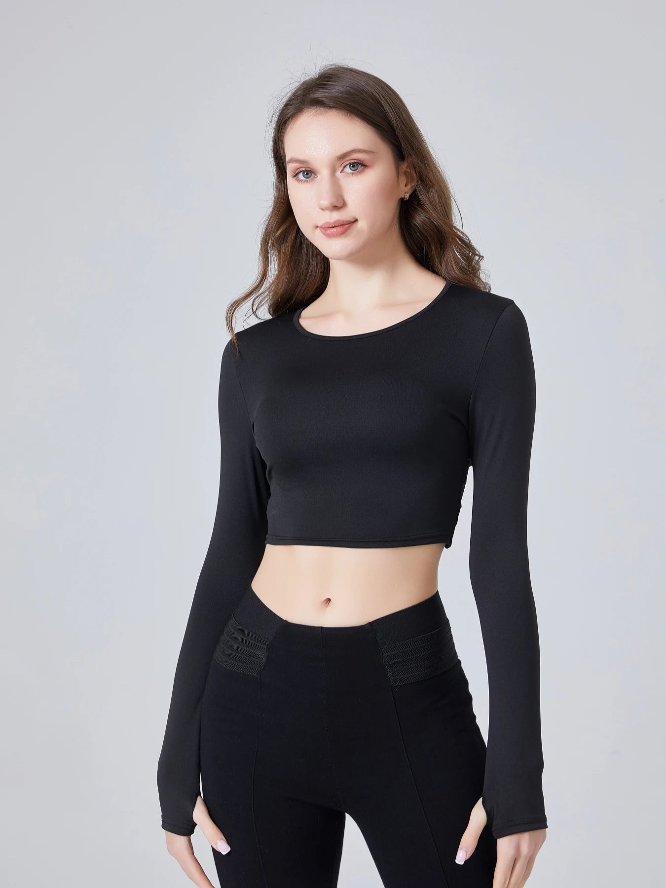 Sports Long Sleeve Workout Top