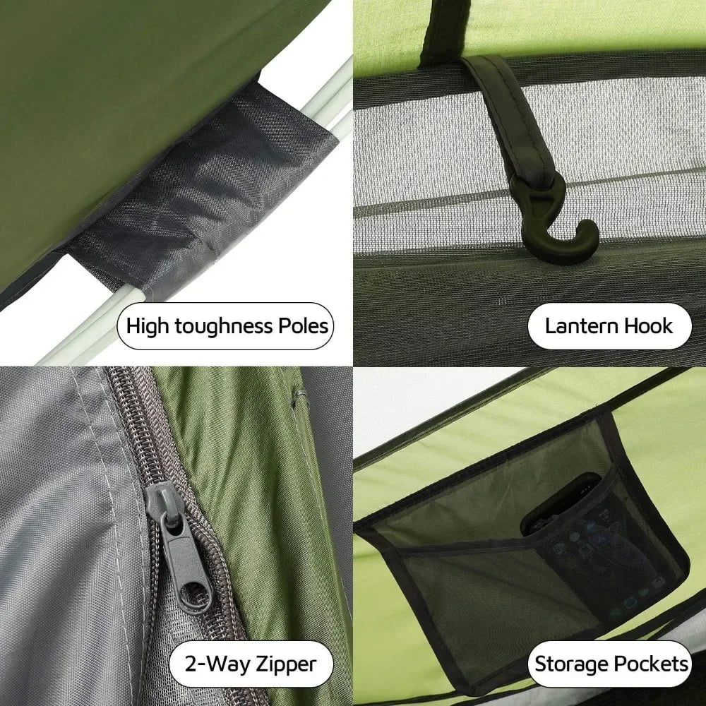 4 Person Easy Pop Up Tent Pergola