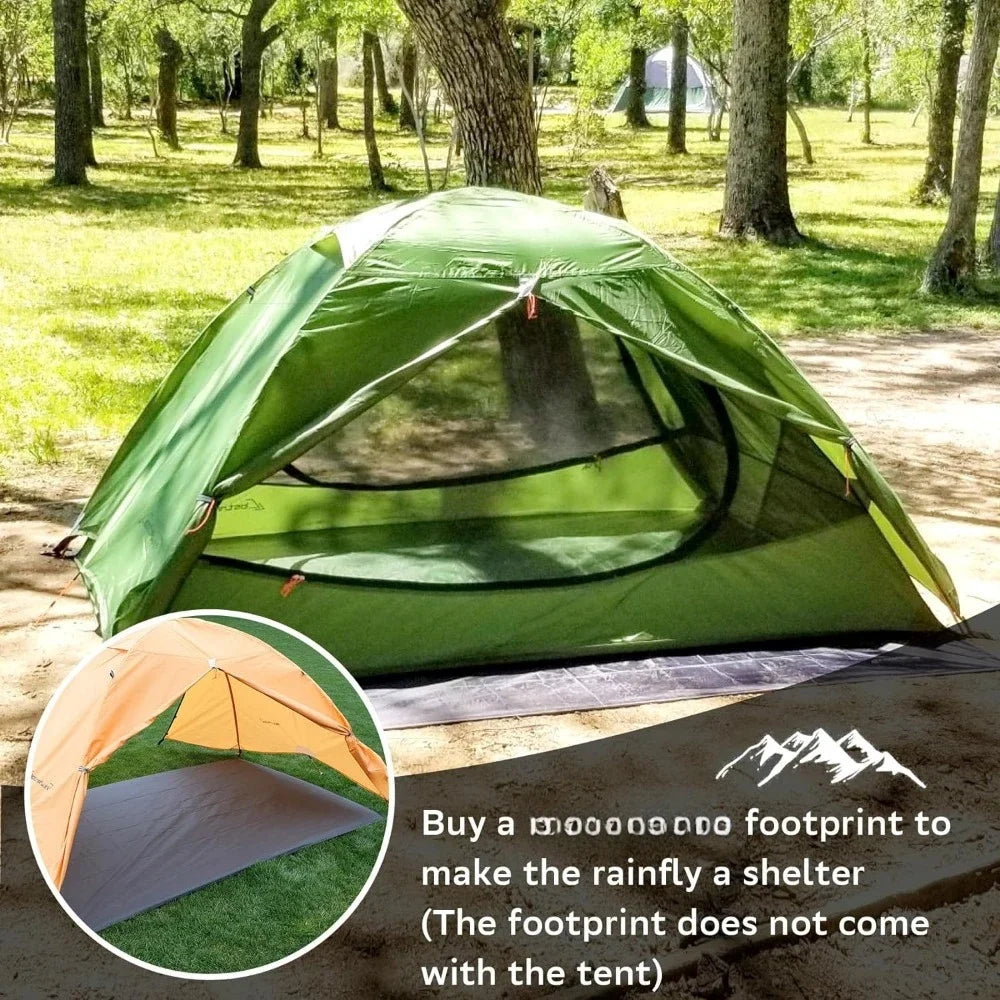 1/2 Person Ultralight Backpacking Tent,