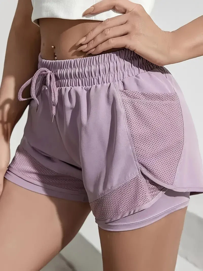 Running Shorts High Waist  breathable