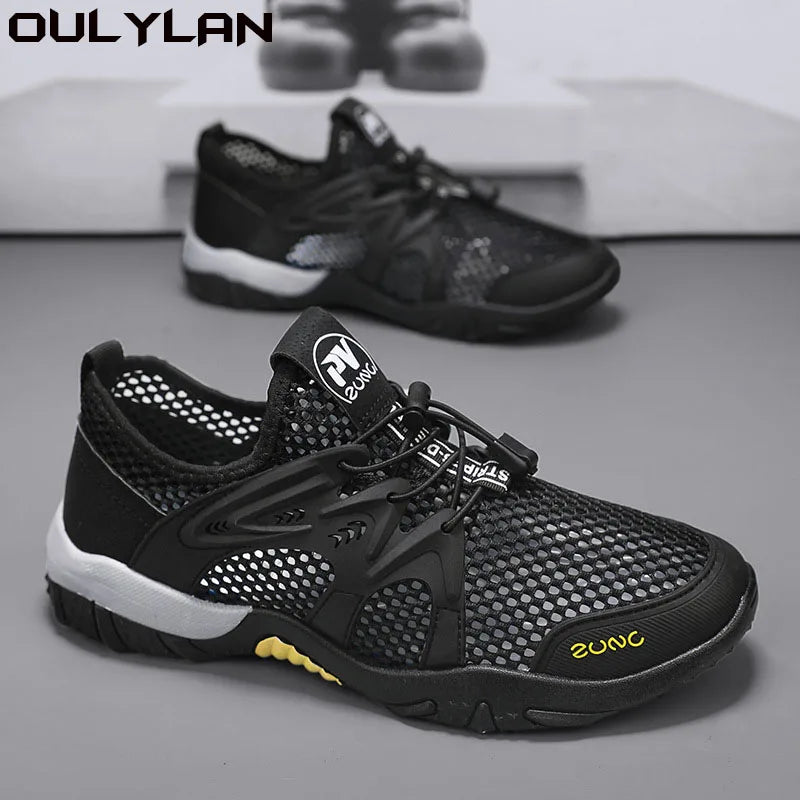 Oulylan Mesh Outdoor Mountaineering Breathable Comfortable Shoes