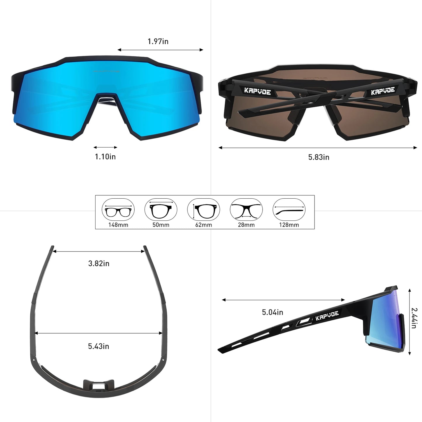 KAPVOE Hot Outdoor Sunglasses Men, Women