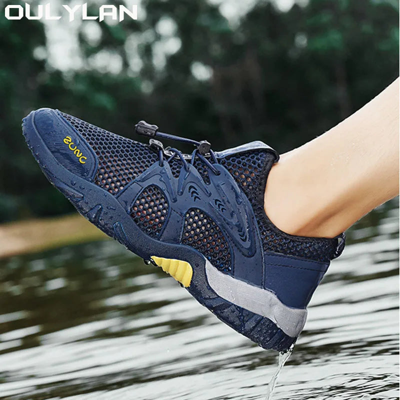 Oulylan Mesh Outdoor Mountaineering Breathable Comfortable Shoes