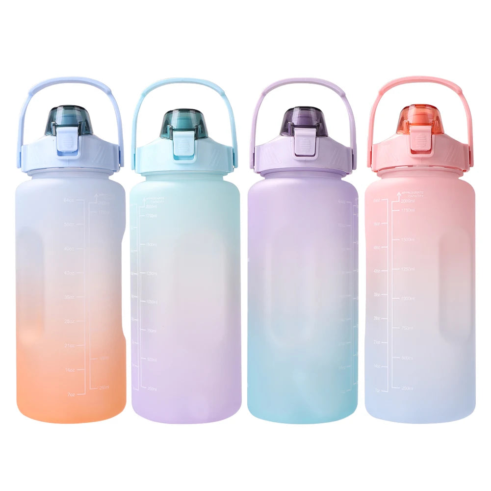 2 Liter Large Capacity Water Bottle