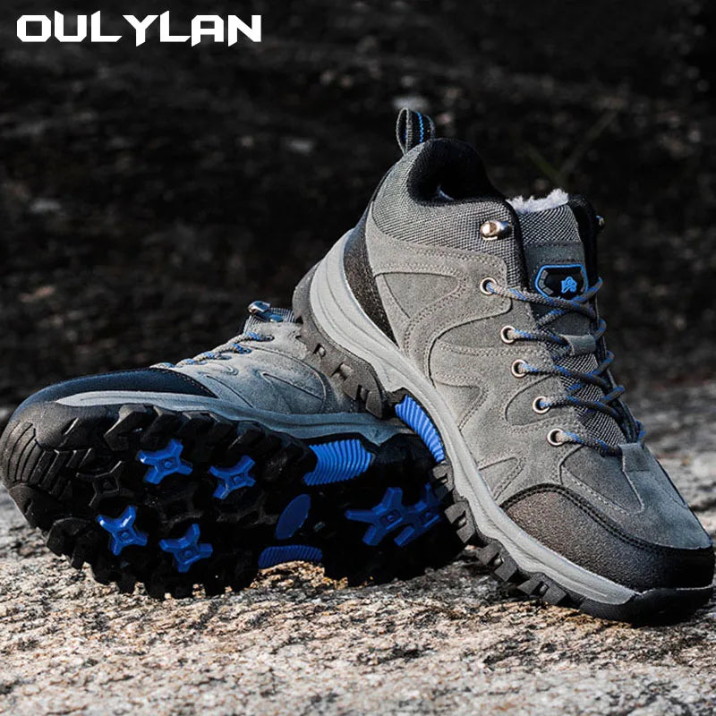 Oulylan Outdoor Trekking Shoes Breathable Men