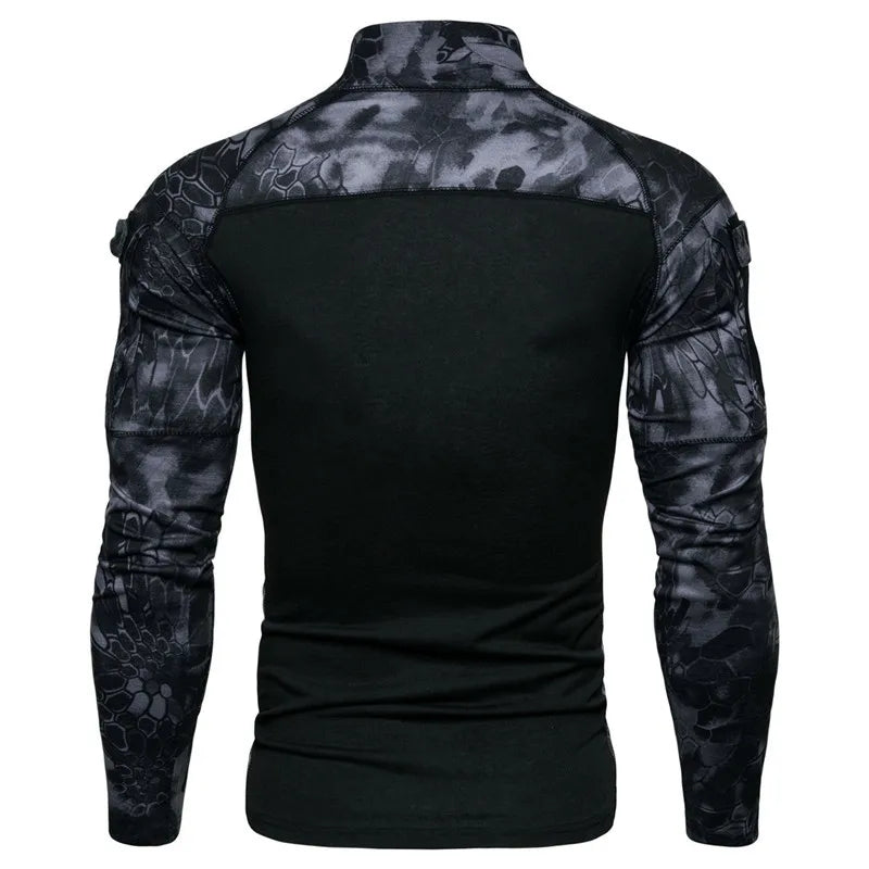 Outdoor Elastic Camo Long sleeve