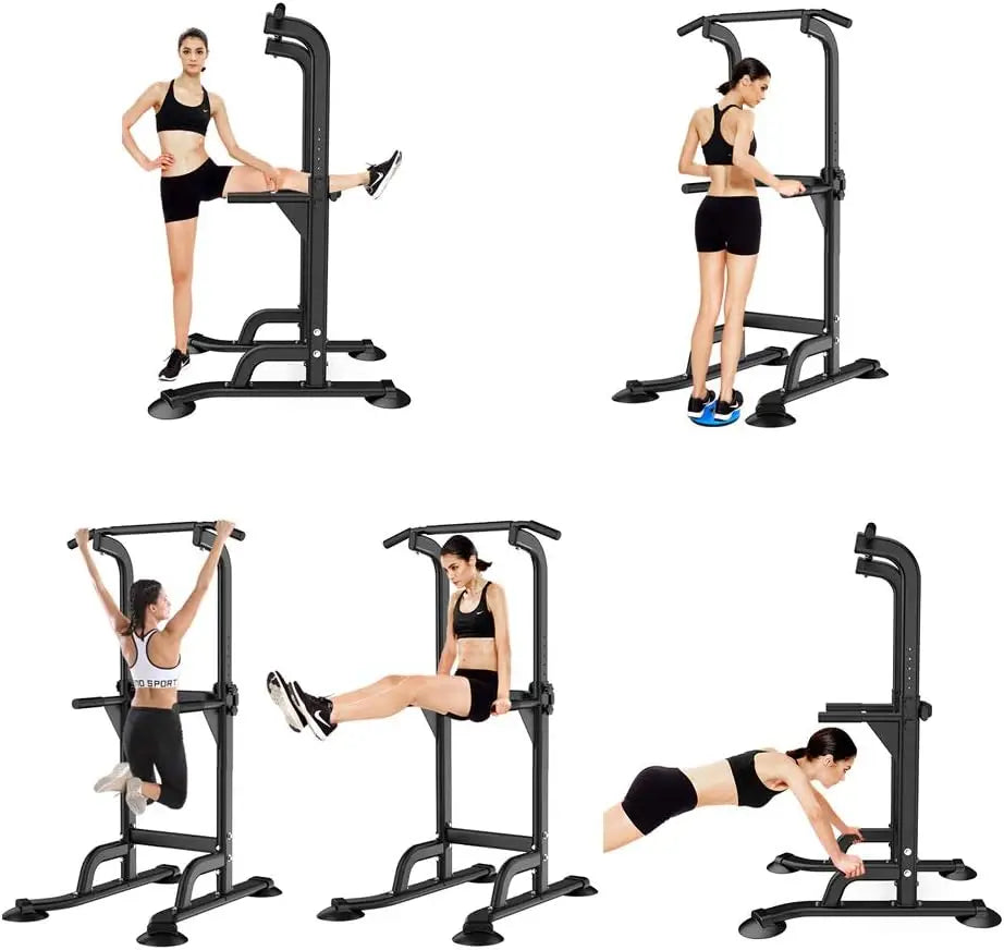 Power Tower Dip Station Pull Up Bar