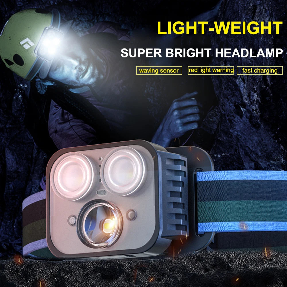 LED Headlamp Rechargeable