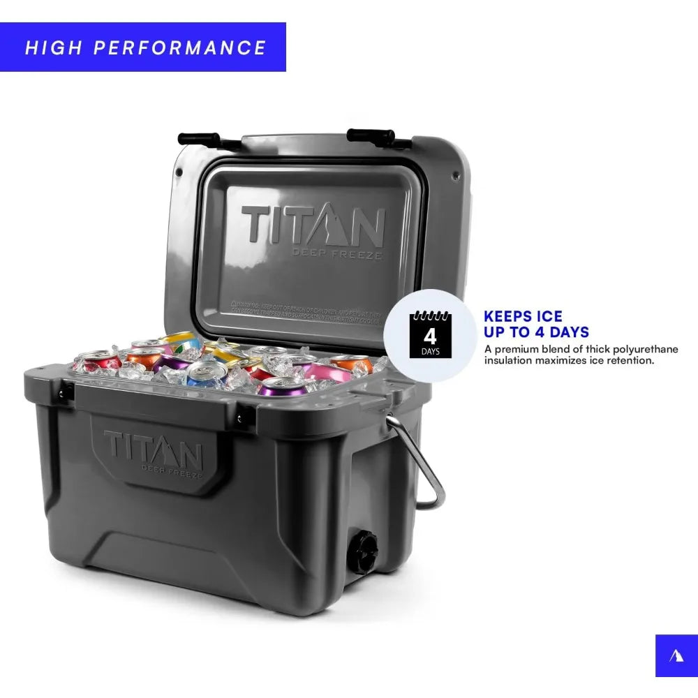 Hard Ice Chest Cooler Roto Cooler with Microban Protection