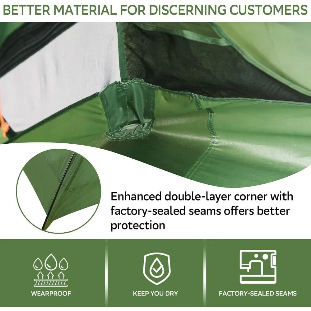 1/2 Person Ultralight Backpacking Tent,