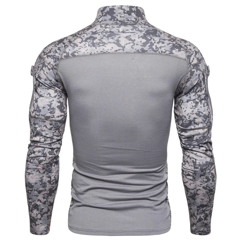 Outdoor Elastic Camo Long sleeve