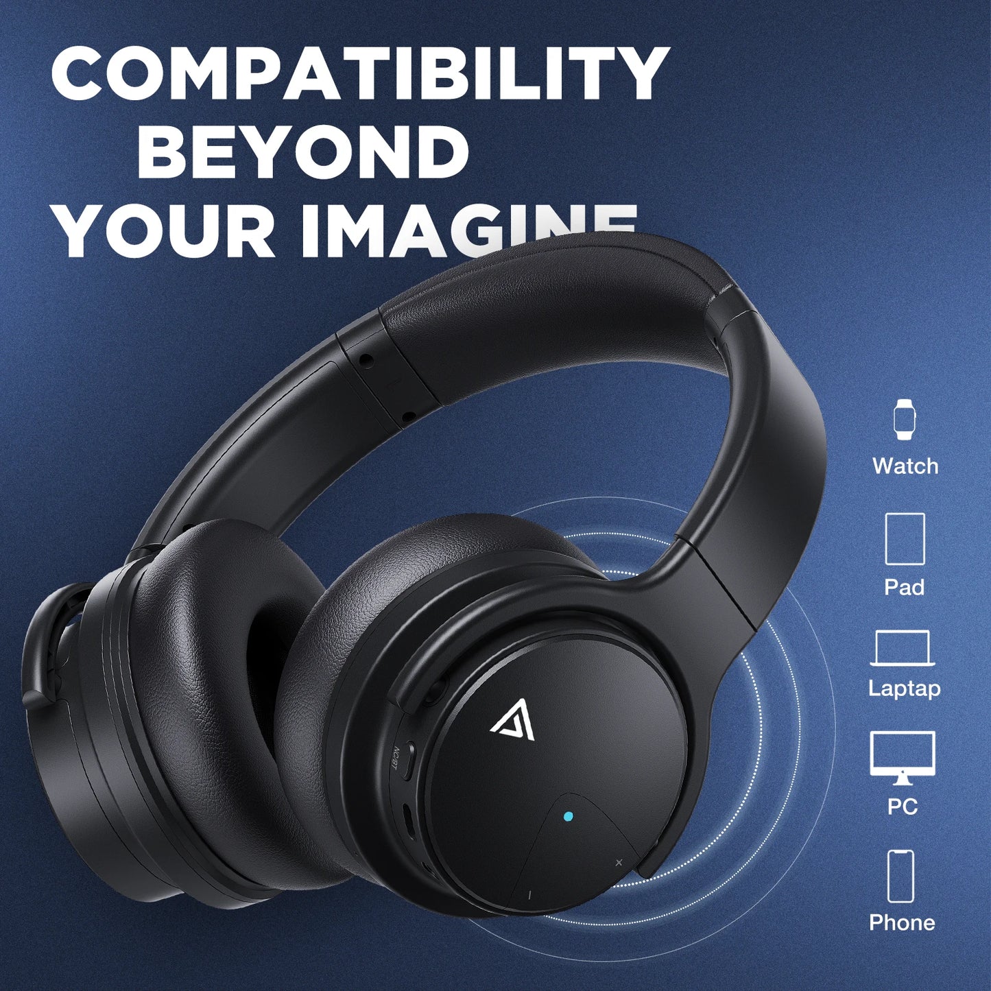 Wireless Bluetooth Deep Bass Headphones