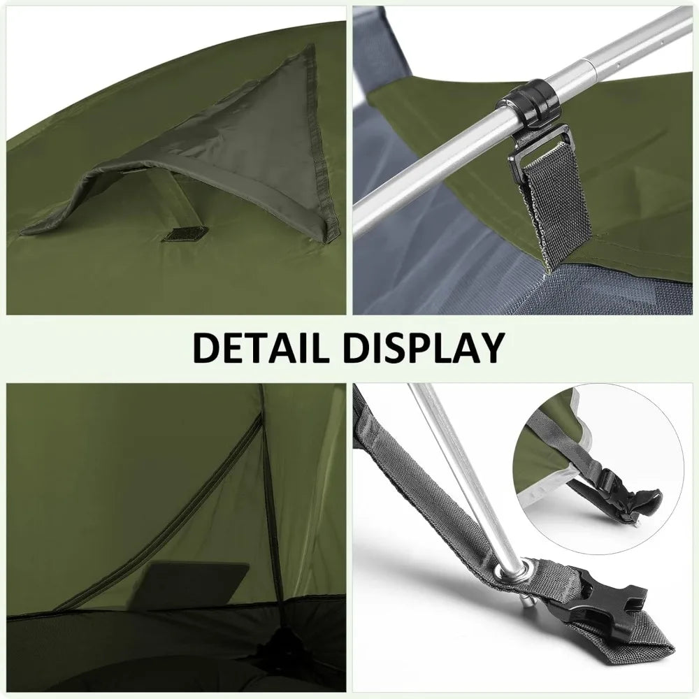 1 Person Camping Tent Waterproof Easy Setup Lightweight