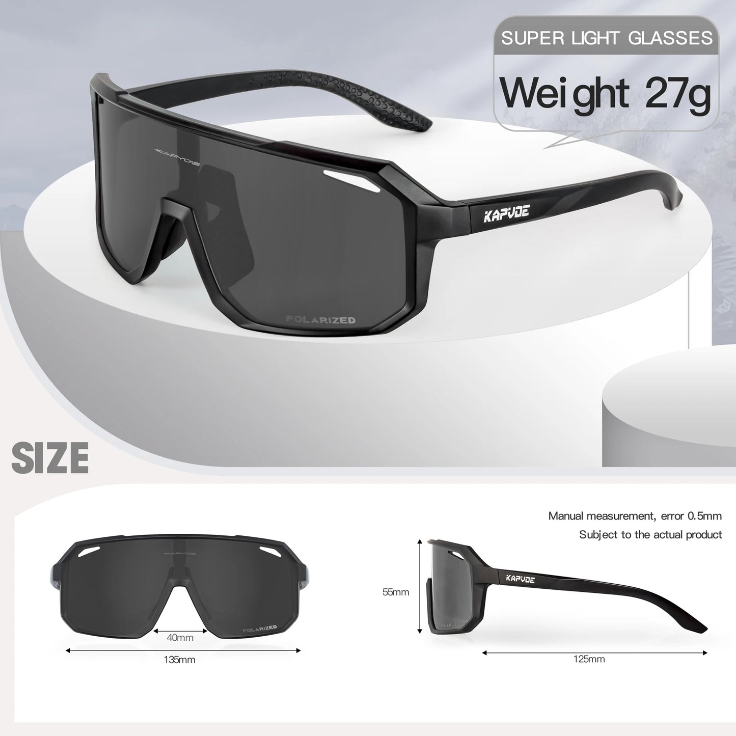 KAPVOE UV400 Protection Sports Sunglasses